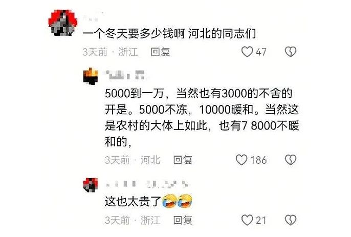 取暖费暴涨3倍超万元!河北农民宁挨冻抗寒冬,官媒接连发声叫屈(组图) - 4