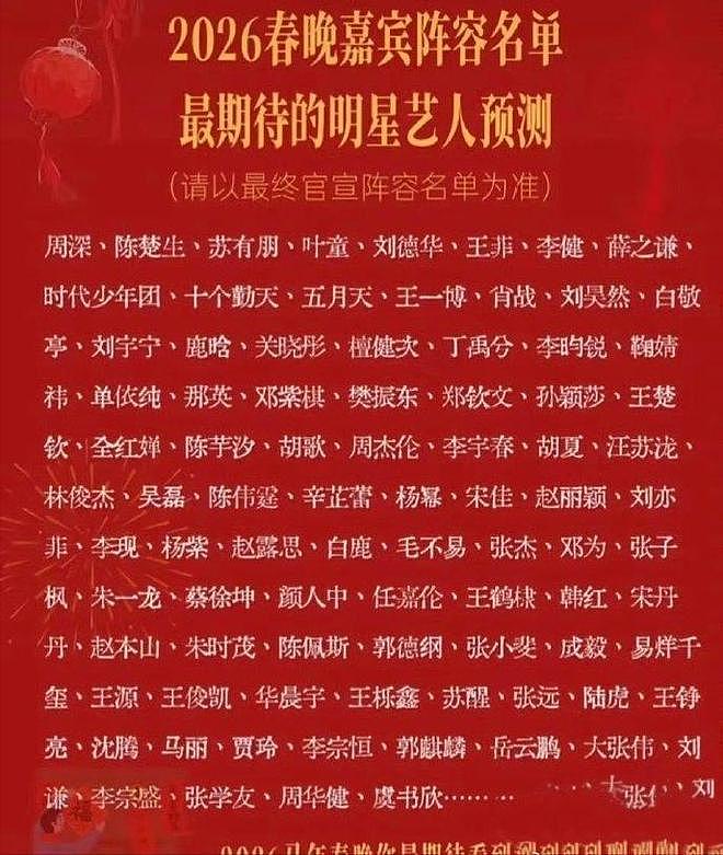 26年央视春晚导演官宣彩排！小品领军人物确认回归，终于等到这天（组图） - 3