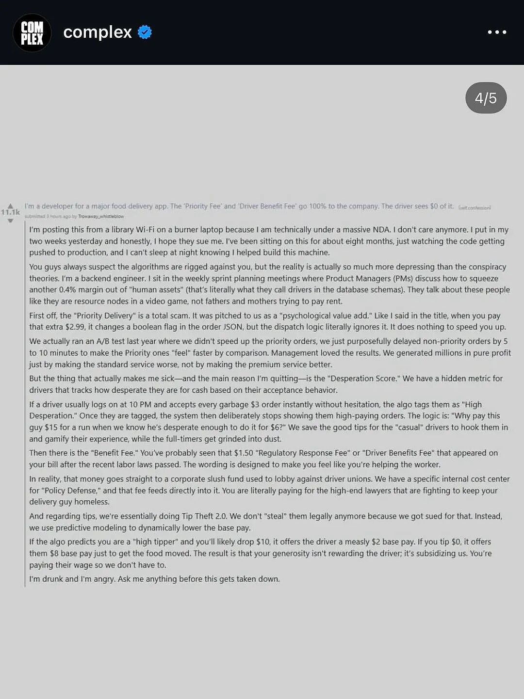 网友曝光外卖平台黑料爆火，专挑缺钱外卖员派垃圾订单，小费还到不了外卖员手里（组图） - 19