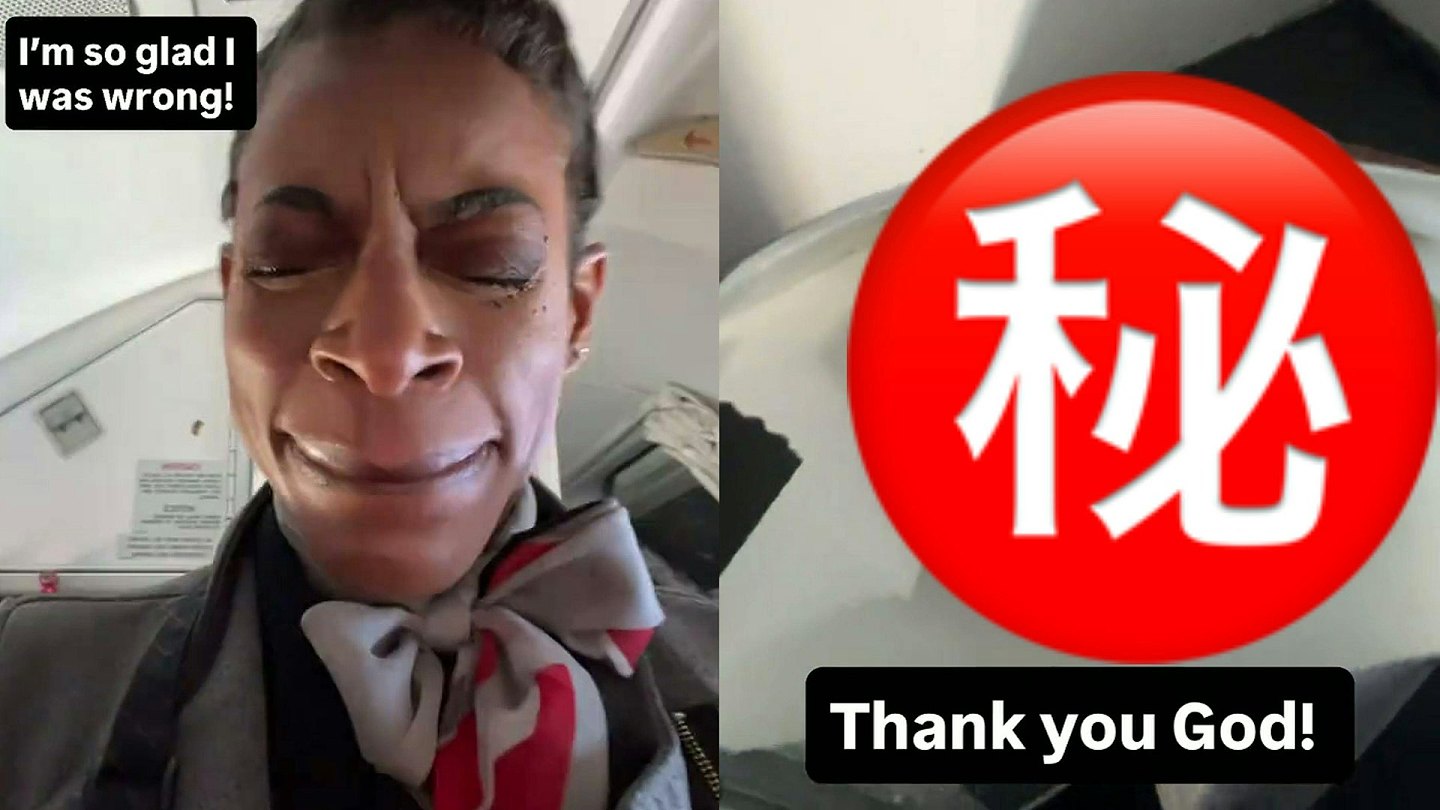 飞机乘客递来呕吐袋，空服员打开直呼“差点哭出来“（图） - 1