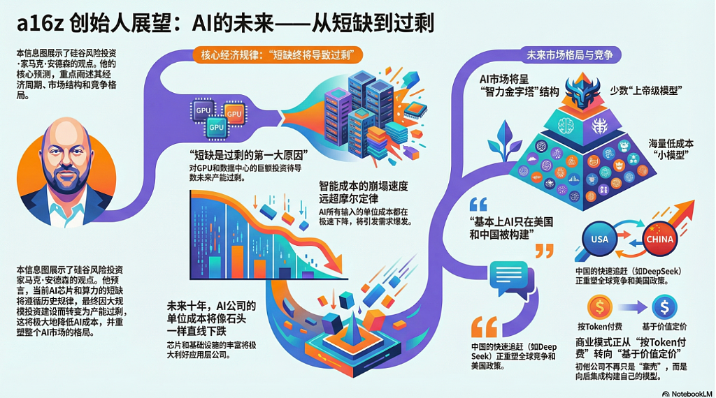 “短缺终将导致过剩”，a16z安德森2026年展望：AI芯片将迎来产能爆发与价格崩塌（组图） - 2