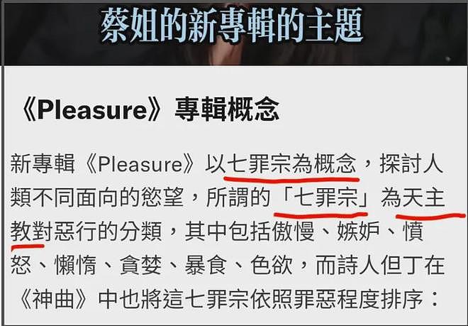 蔡依林演唱会风波升级！被起诉博主不道歉，坚称现场涉及西方宗教（组图） - 8