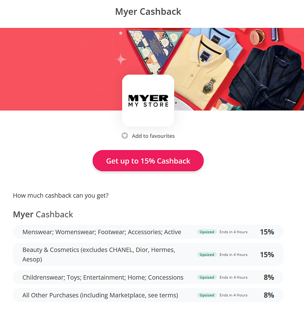 10pm截止！【Myer】再减最高15% + 再送30刀（组图） - 1