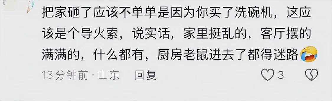女子因“水太凉”网购洗碗机，丈夫一气之下把家砸了，更多内幕曝光（组图） - 14
