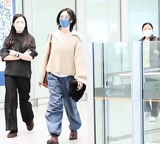 王菲女儿李嫣疑恋爱！与帅气男生现身机场，俩人有说有笑外形般配（组图） - 1