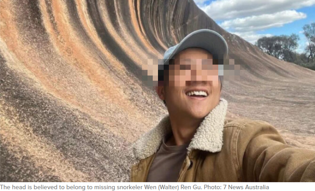澳洲海滩惊现人体遗骸!32岁华人男子元旦抓龙虾浮潜遇难,正准备申请签证(组图) - 2
