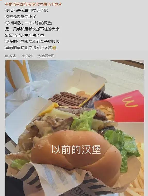 背刺打工人涨价又缩水,汉堡像马卡龙!麦当劳被笑上了热搜……(组图) - 13
