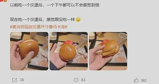 背刺打工人涨价又缩水,汉堡像马卡龙!麦当劳被笑上了热搜……(组图) - 12