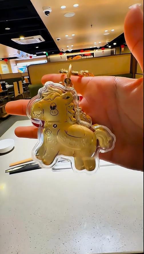 海底捞就餐送“黄金小马”冲上热搜,工作人员:并非纯金,是合成金属材质的(组图) - 3