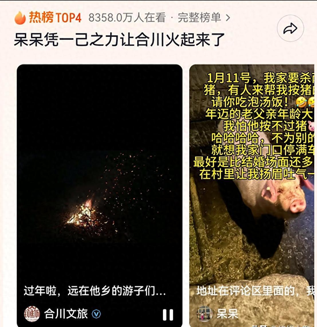请网友杀猪后续:事情已传到澳洲,女子涨粉30万,最新发声来了(组图) - 1