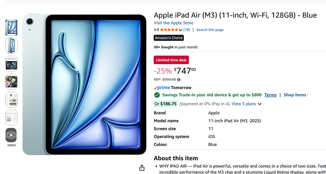 手慢无！【Officeworks】11寸iPad特卖（组图） - 2