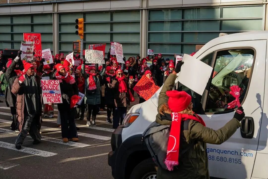 1.5万人大罢工！纽约市长公开声援，医疗系统进入高压状态（组图） - 1
