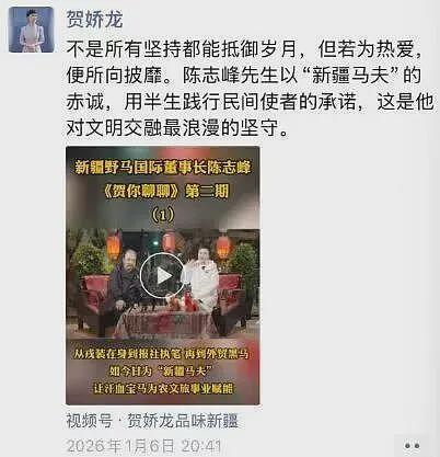 贺娇龙意外坠马逝世，生前最后一条朋友圈曝光（组图） - 3