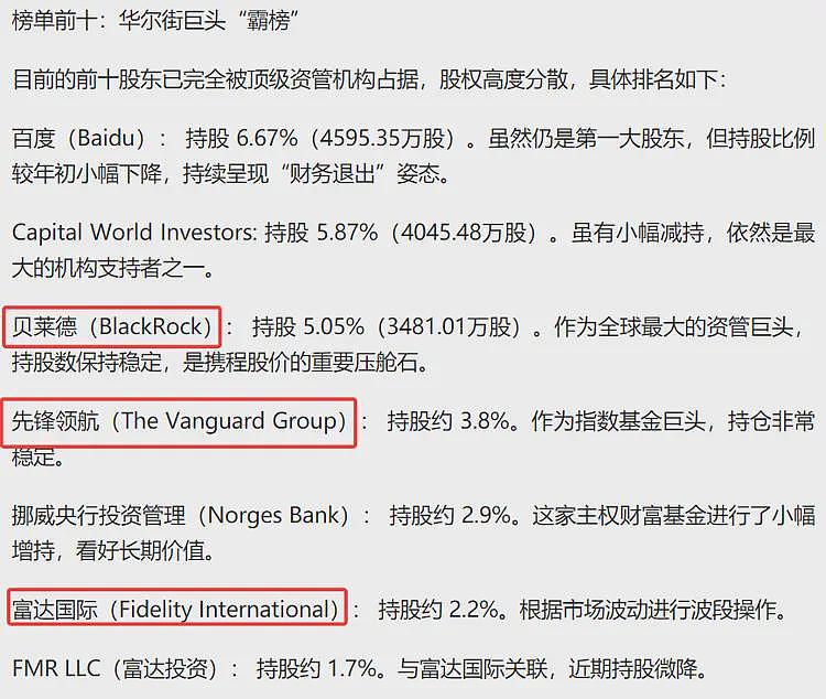 起底携程:控制56%的市场,日赚2亿多,前十大股东被美资“霸榜”(组图) - 6