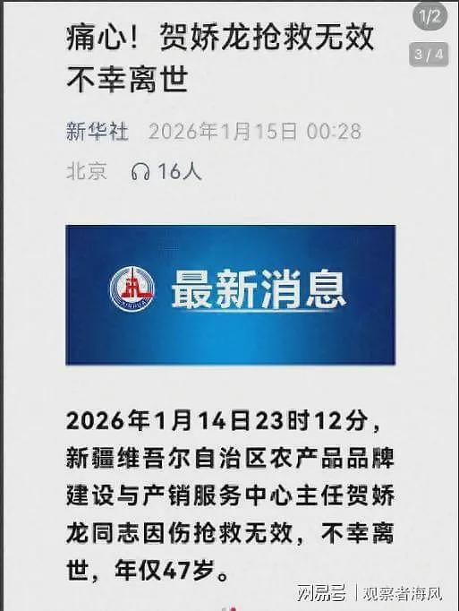 贺娇龙去世后续！五杯酒引发热议，总结像墓志铭，因网曝想过自杀（组图） - 1