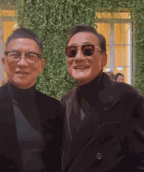 米兰时装周:贾玲又瘦了,成龙老了,却被罕见露面的马龙帅到(组图) - 9