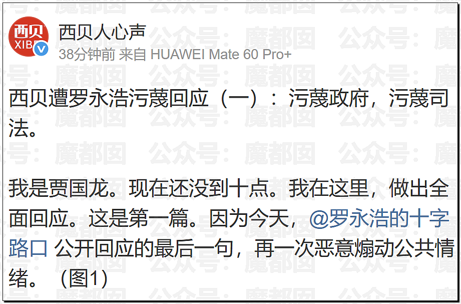 西贝贾国龙再次向罗永浩宣战！两人微博账号均遭禁言（视频/组图） - 12