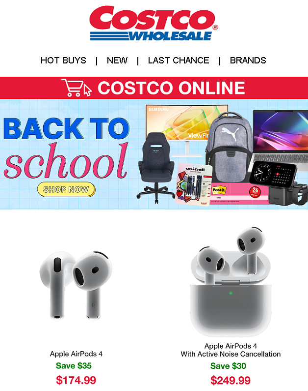 Costco最新闪促！Airpod省$30，智能手表省$90（组图） - 1