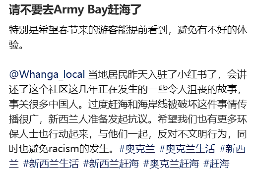 “华人被针对了!”新西兰爆发抗议,抵制“掠夺式赶海”,小红书“赶海贴”成证据(组图) - 40