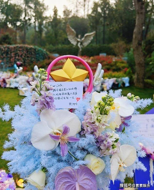 李玟51岁冥诞,墓地成为一片浪漫花海,萧亚轩的粉丝送鲜花(组图) - 8