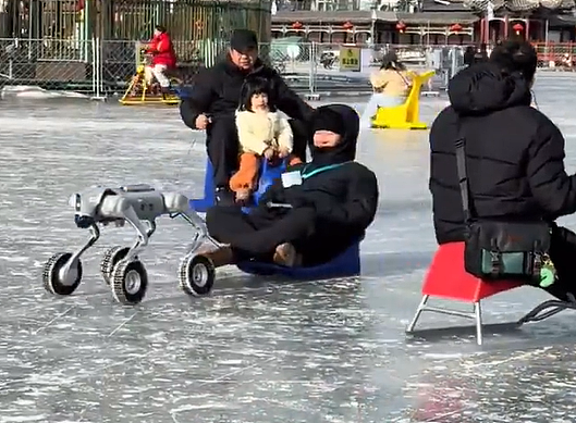雪橇犬失业了?中国机器狗上班拉雪橇(视频/组图) - 3