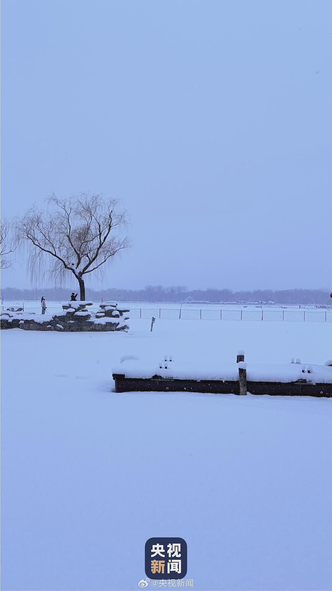 北京下起2026年第一场雪，颐和园美成了国画（组图） - 8