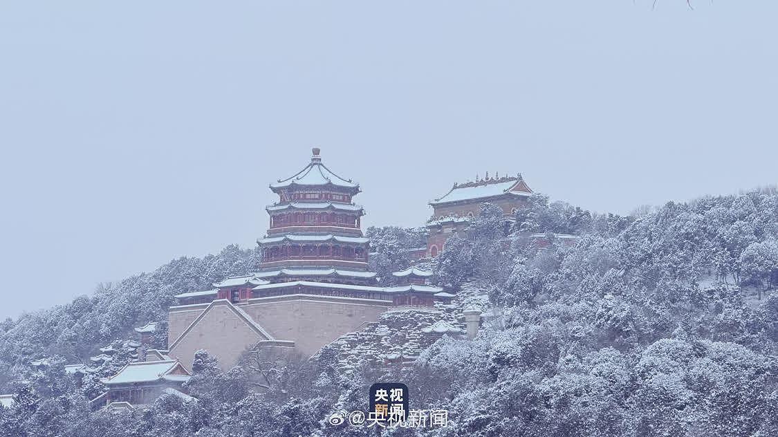 北京下起2026年第一场雪，颐和园美成了国画（组图） - 10