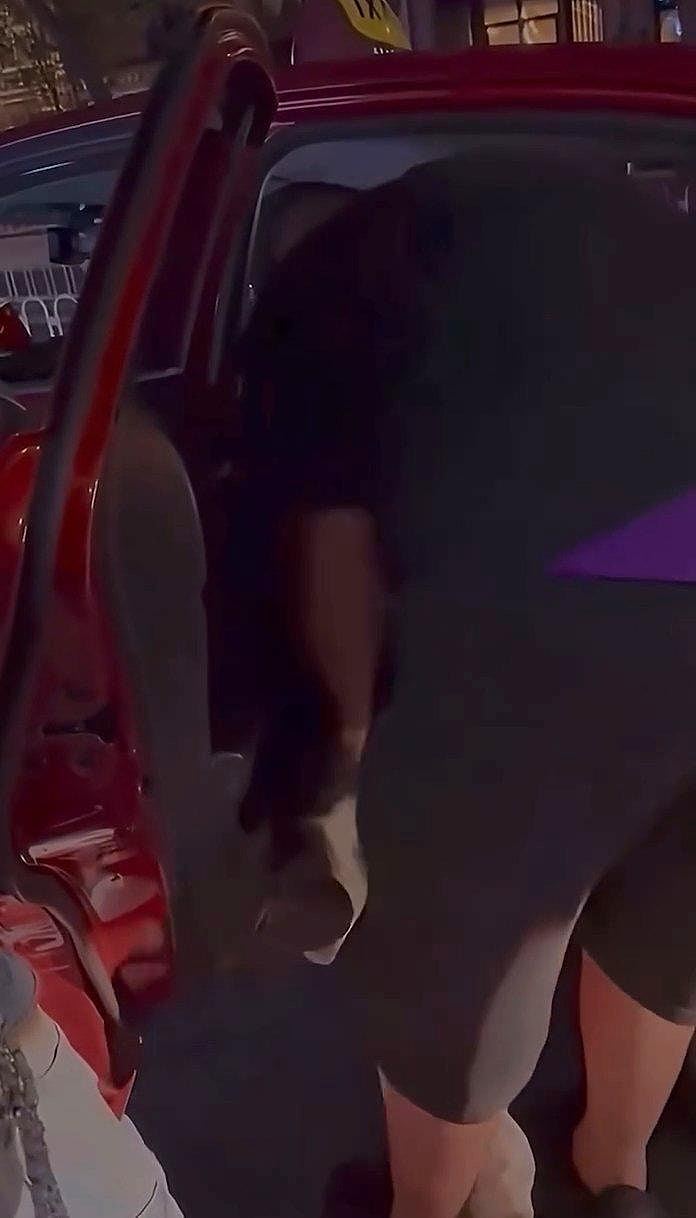 美女疑被当众捡尸片疯传！四肢软瘫遭壮男“抱胸”上计程车，网友：疑似下药（视频/组图） - 8