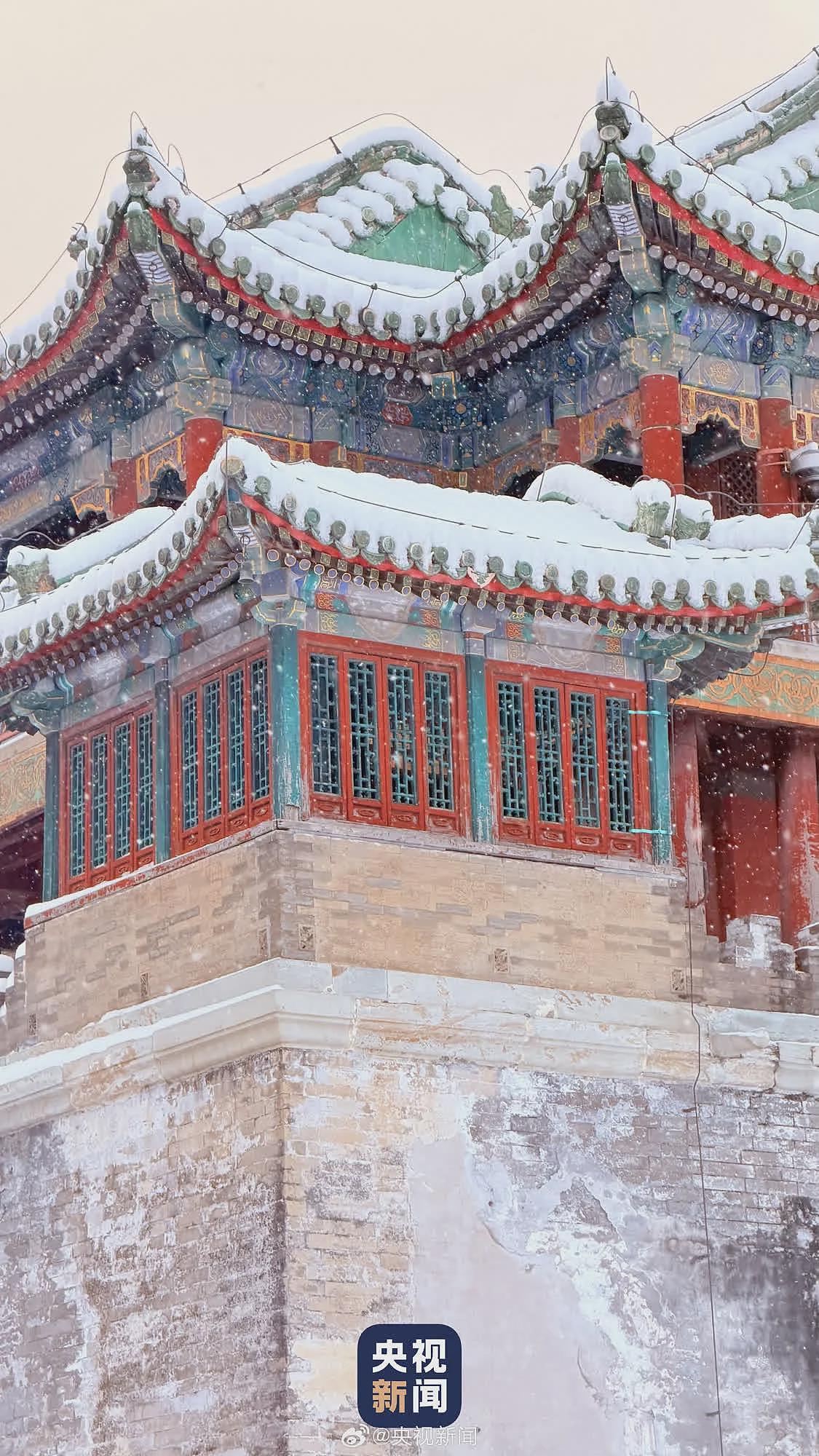 北京下起2026年第一场雪，颐和园美成了国画（组图） - 1