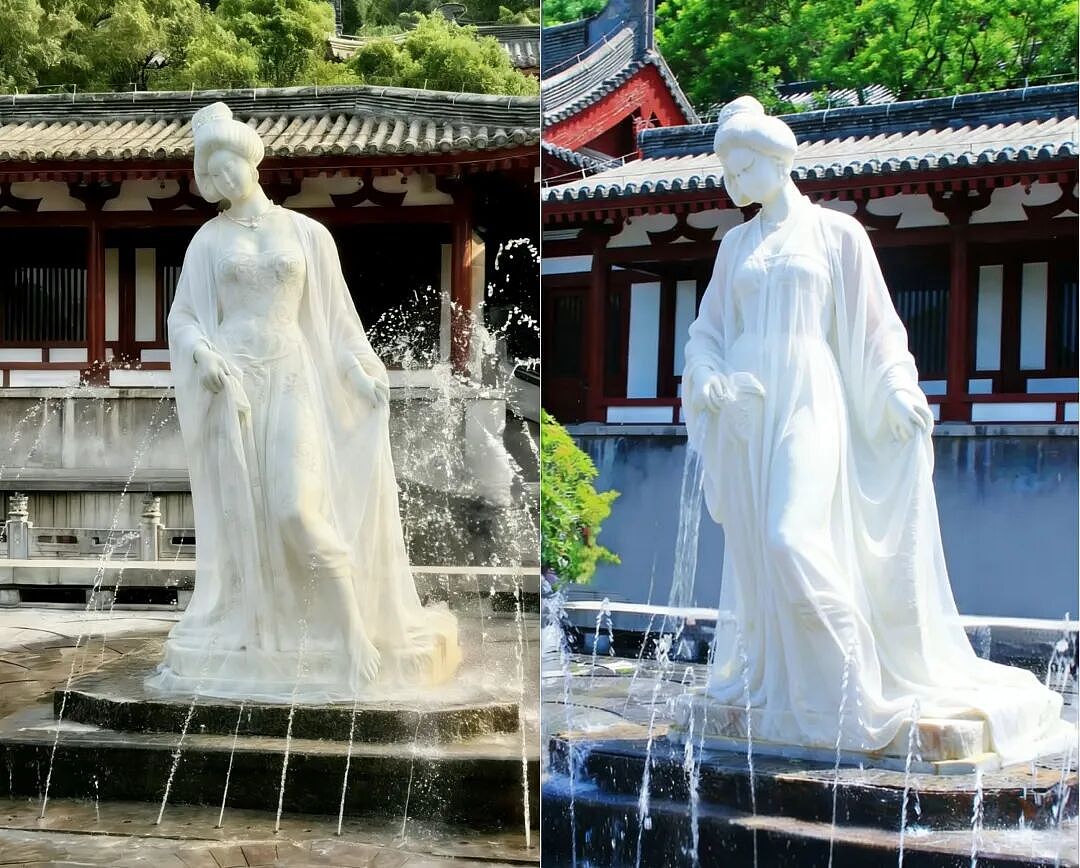 网友给贵妃穿衣后又开始全国“巡骂”,景区雕塑咋成了挨批重灾区(组图) - 7