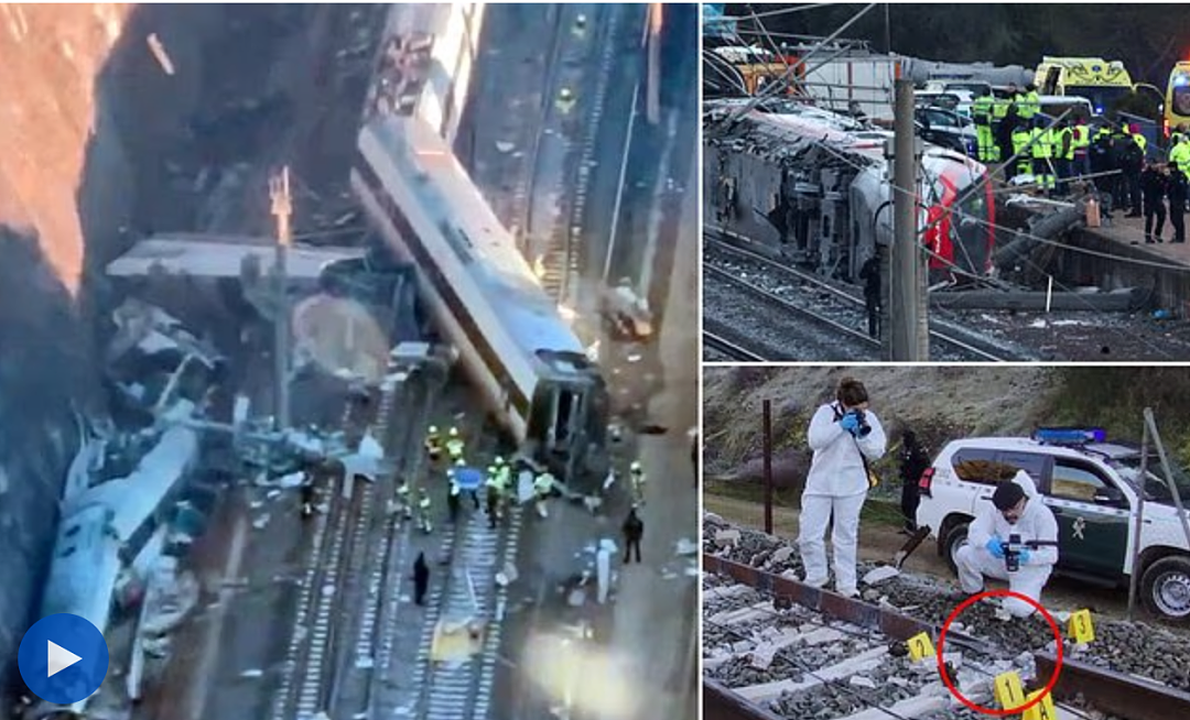 极为诡异！西班牙高铁脱轨相撞， 死伤已超200人！ 竟是因…（组图） - 1