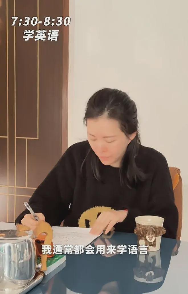 田朴珺一天行程：6点起床，和王石分床睡，女儿是学霸（组图） - 7