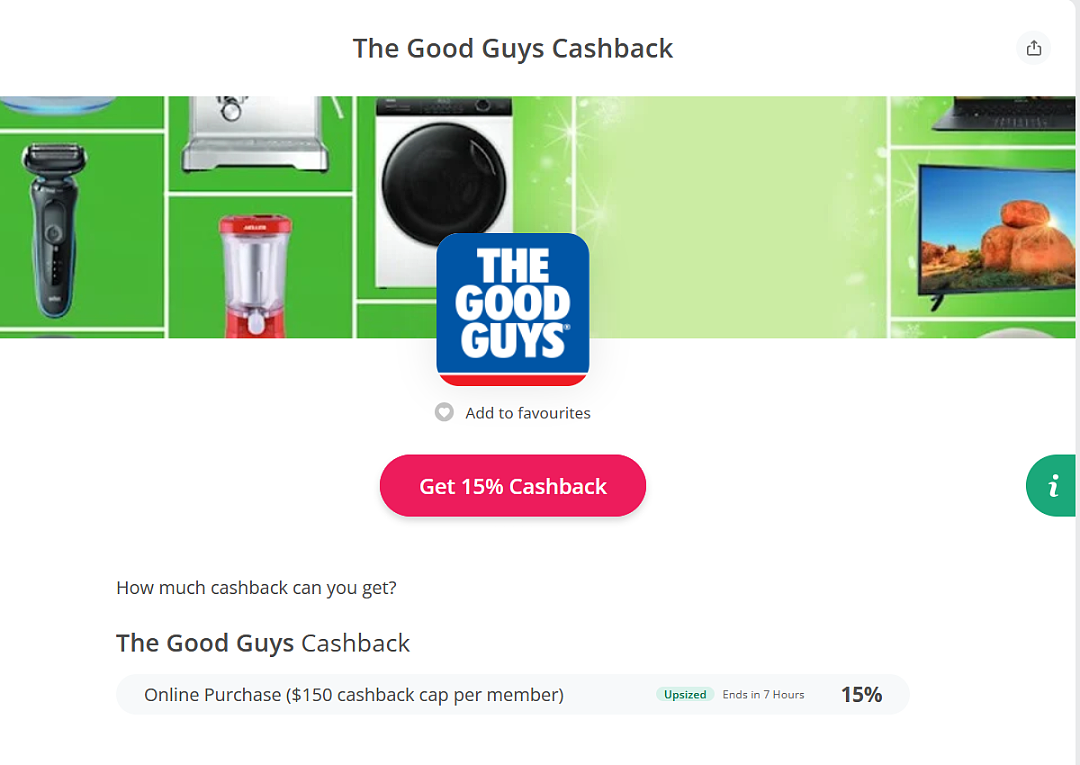 好机会!【The Good Guys】好小伙今天折上折 + 再送30刀(组图) - 2