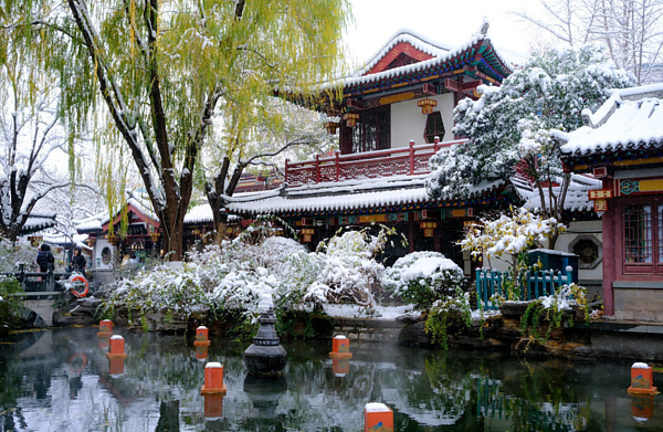 雪后济南云雾润蒸宛若仙境！游客赞叹：走进老舍笔下的水墨济南（组图） - 1