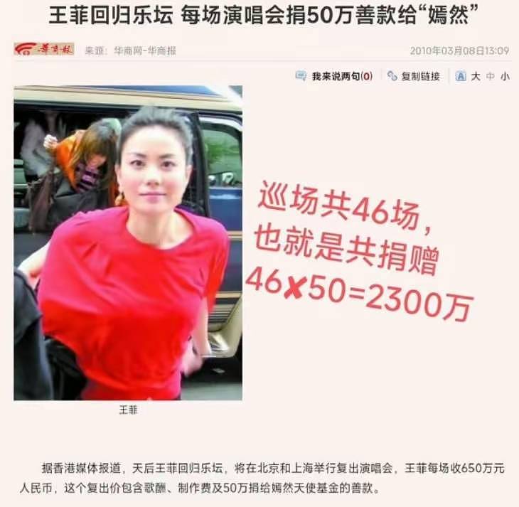 王菲捐了3268万，为嫣然天使她十年如一日，行政人员的工资和社保都是她付的（组图） - 4