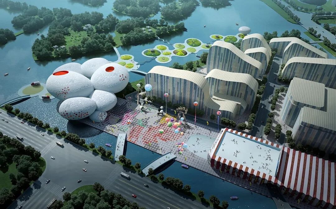 中标方案被弃用？杭州动漫博物馆从“六个气泡”变“诗意祥云”！网友：一个不敢建一个不想夸（组图） - 3