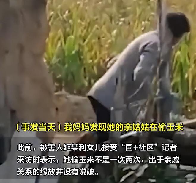 女子拍摄姑姑偷玉米被姑父棒杀!姑姑哀求出谅解书,女儿绝不原谅(组图) - 2