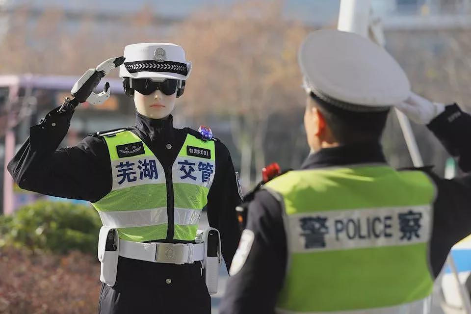 中国“金童玉女”AI交警吓坏网友：半夜能吓死（图） - 1