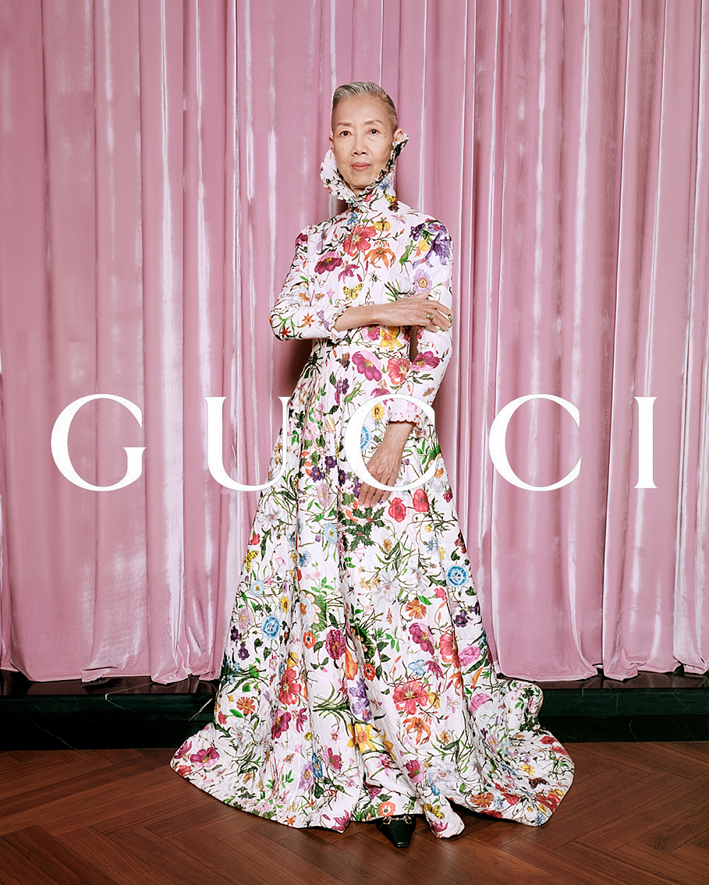 广西71岁奶奶登上Gucci大片，与倪妮、宋威龙同框（组图） - 2