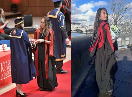 洗米嫂女儿毕业！举家去英国庆祝，Mandy躲回香港不敢出面？（组图） - 2