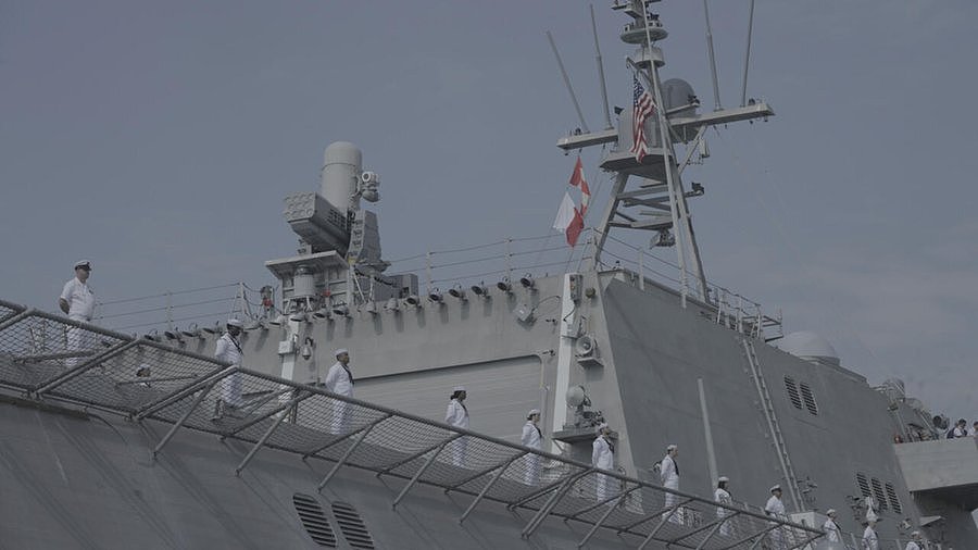 柬埔寨：一艘美国军舰首次停靠中国翻新的海军基地（图） - 1