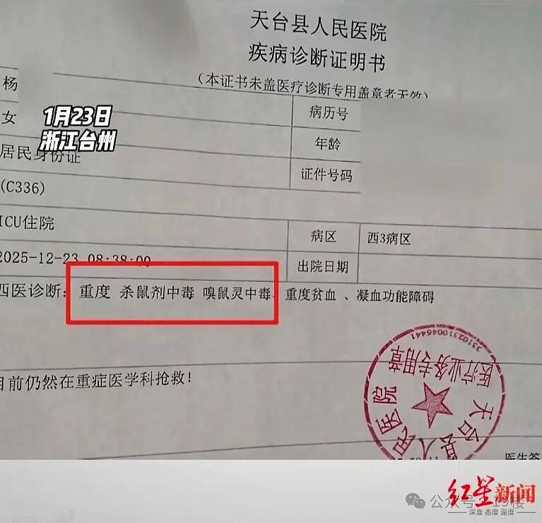 吓人!夫妻吃了网购蔬菜后全身出血,还在ICU!体内检出鼠药成分,警方已介入(组图) - 2