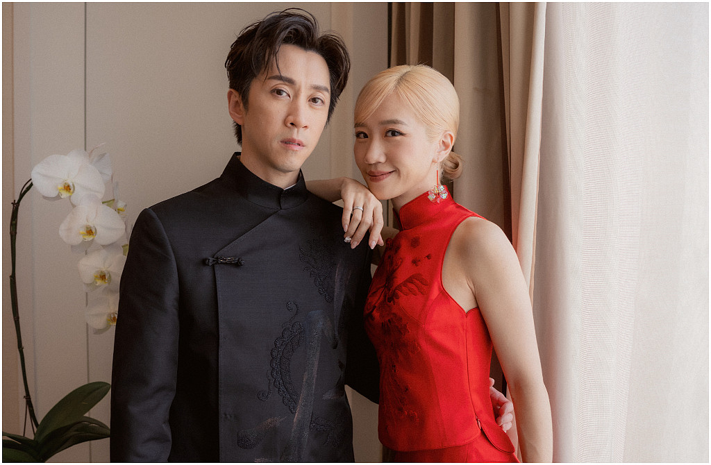 Lulu、陈汉典中式婚服“龙凤相映”,幸福寓意曝光(组图) - 1