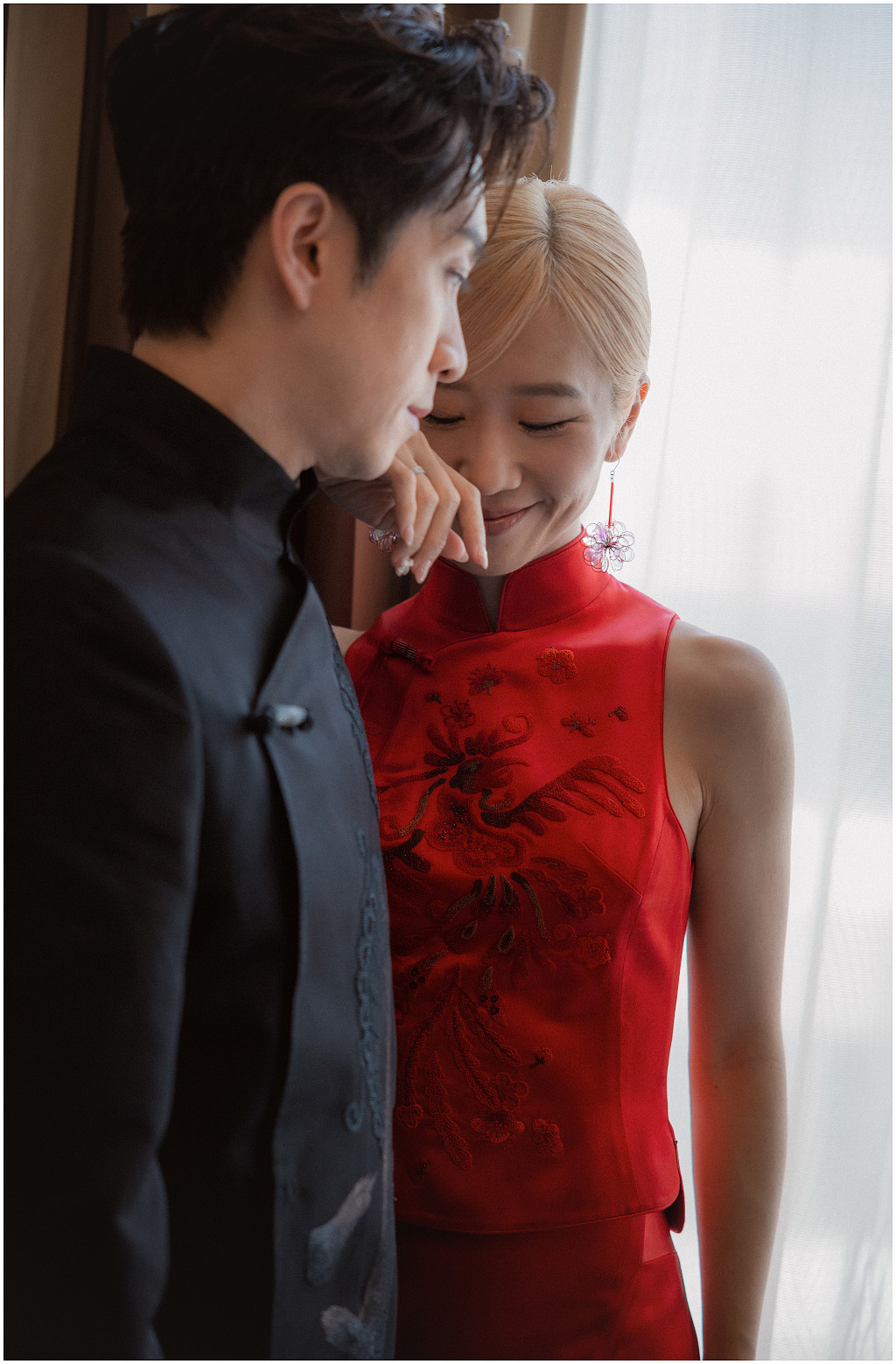Lulu、陈汉典中式婚服“龙凤相映”,幸福寓意曝光(组图) - 3