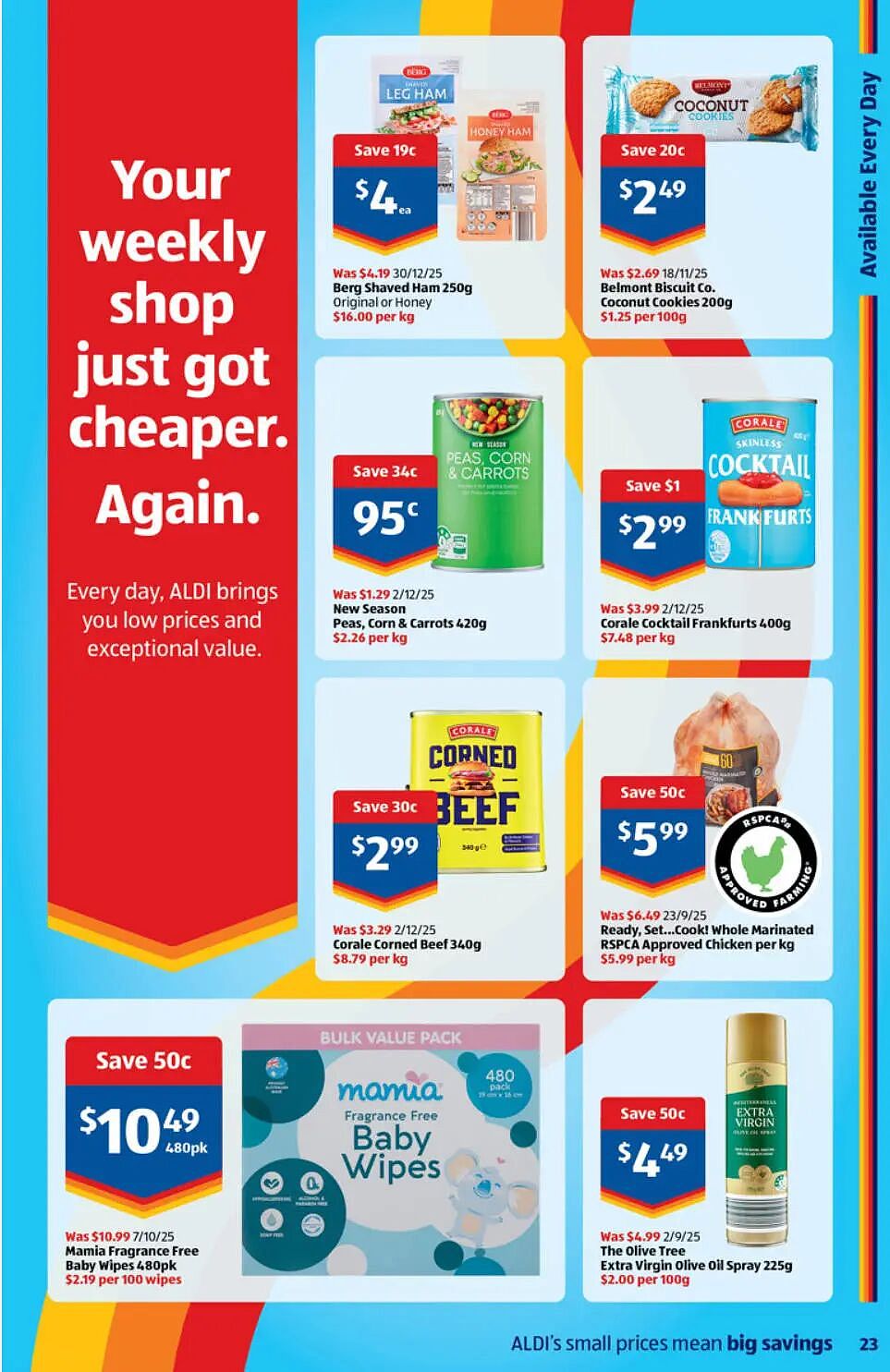 本周最新!澳洲各大超商特价商品一网打尽,大批好物骨折破半价!Woolworths、Coles、Aldi、Umall…(组图) - 112