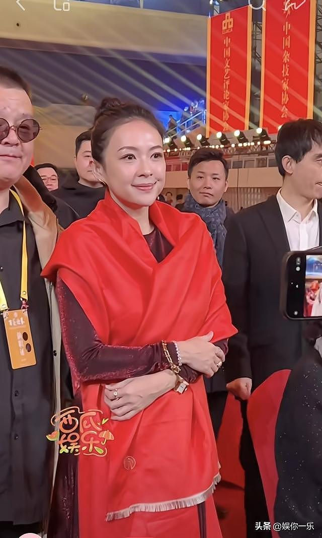 章子怡现身晚会气质100分，给人腾位置超有礼貌 ！眼神温和了很多（组图） - 10