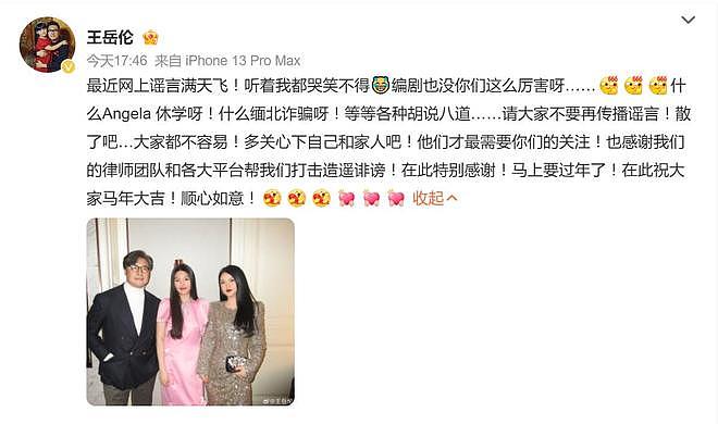 李湘前夫王岳伦回应李湘王诗龄传闻：编剧也没你们这么厉害呀（组图） - 4