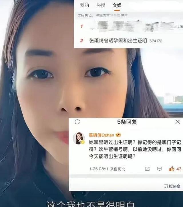 张雨绮越扒越有！代孕只是冰山一角，猛料被扒出，杨天真都保不住（组图） - 3
