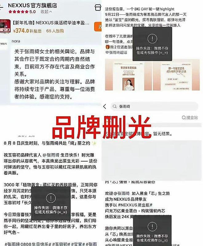 张雨绮多个商务代言被取消，被实名举报代孕、插足婚姻（组图） - 5