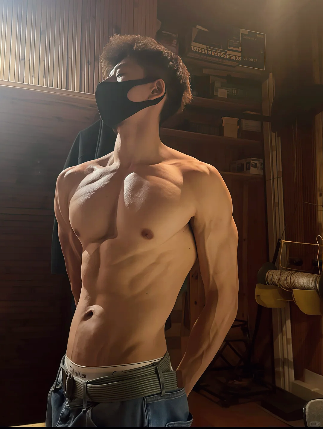 【帅哥】速来围观!健身小狼狗肉体绝绝子,这宽肩细腰我直接嘶哈嘶哈(组图) - 3